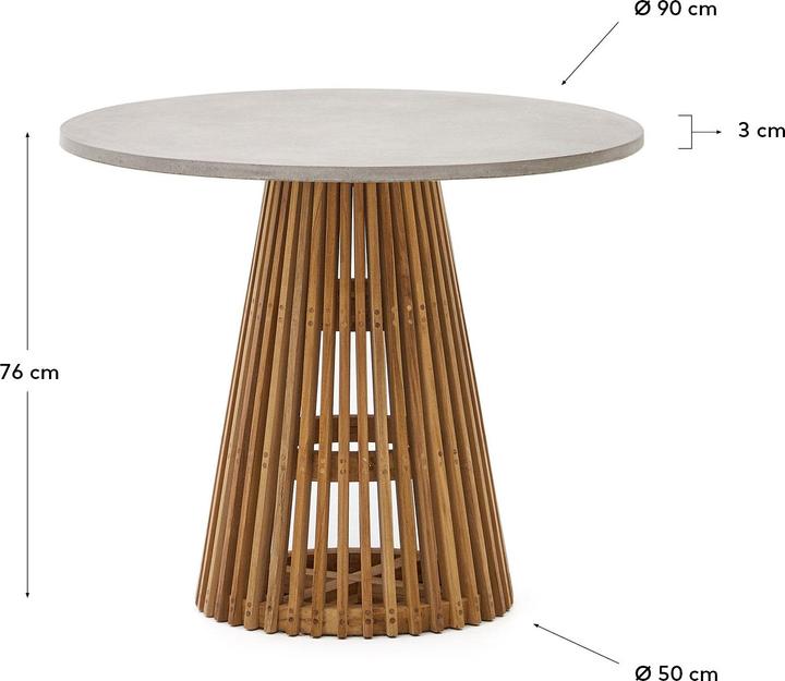 Produktbild Kave Home Alcaufar (90 x 76 cm)