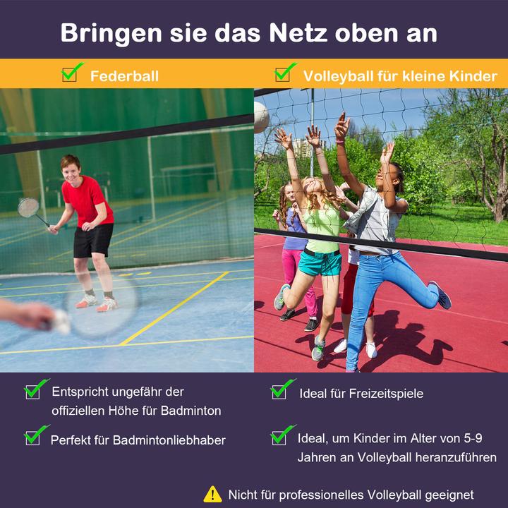 Produktbild Homcom Badmintonnetz