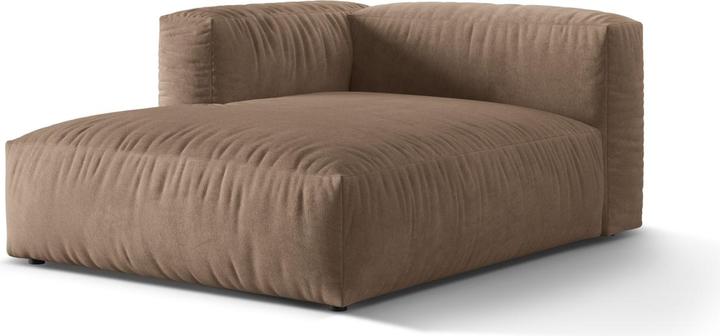 Image du produit Micadoni Chaise longue modulable gauche, "Martina", 1 Place, 176x123x75 Fabriqué en Europe (Recamière)