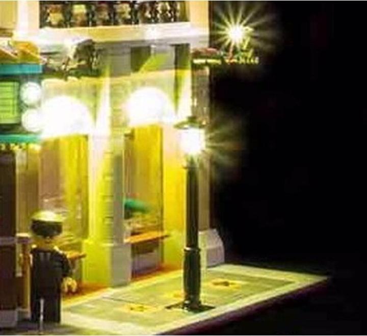 Image du produit Light my bricks Lampadaire LED (noir) pour tous les ensembles LEGO City& Creator