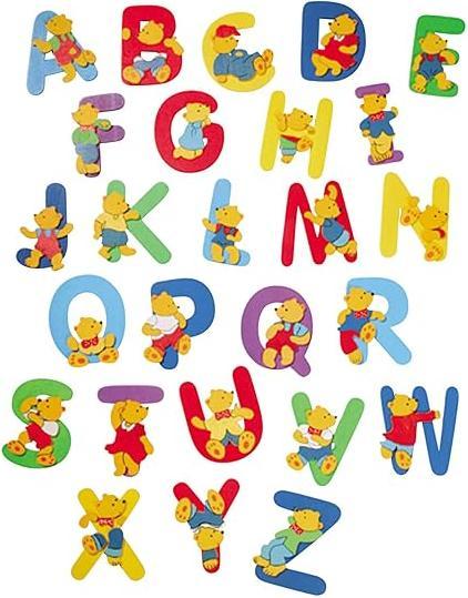 Actual product image Bieco Letter bear C 8cm wood