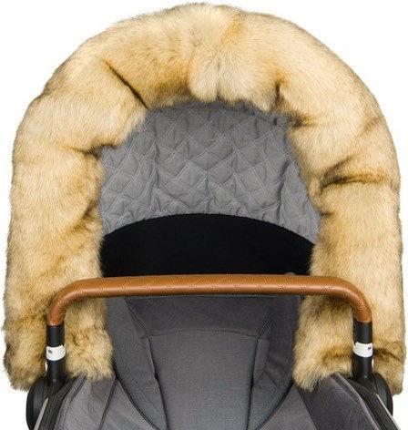 Actual product image Bjällra of Sweden Pram fur surround