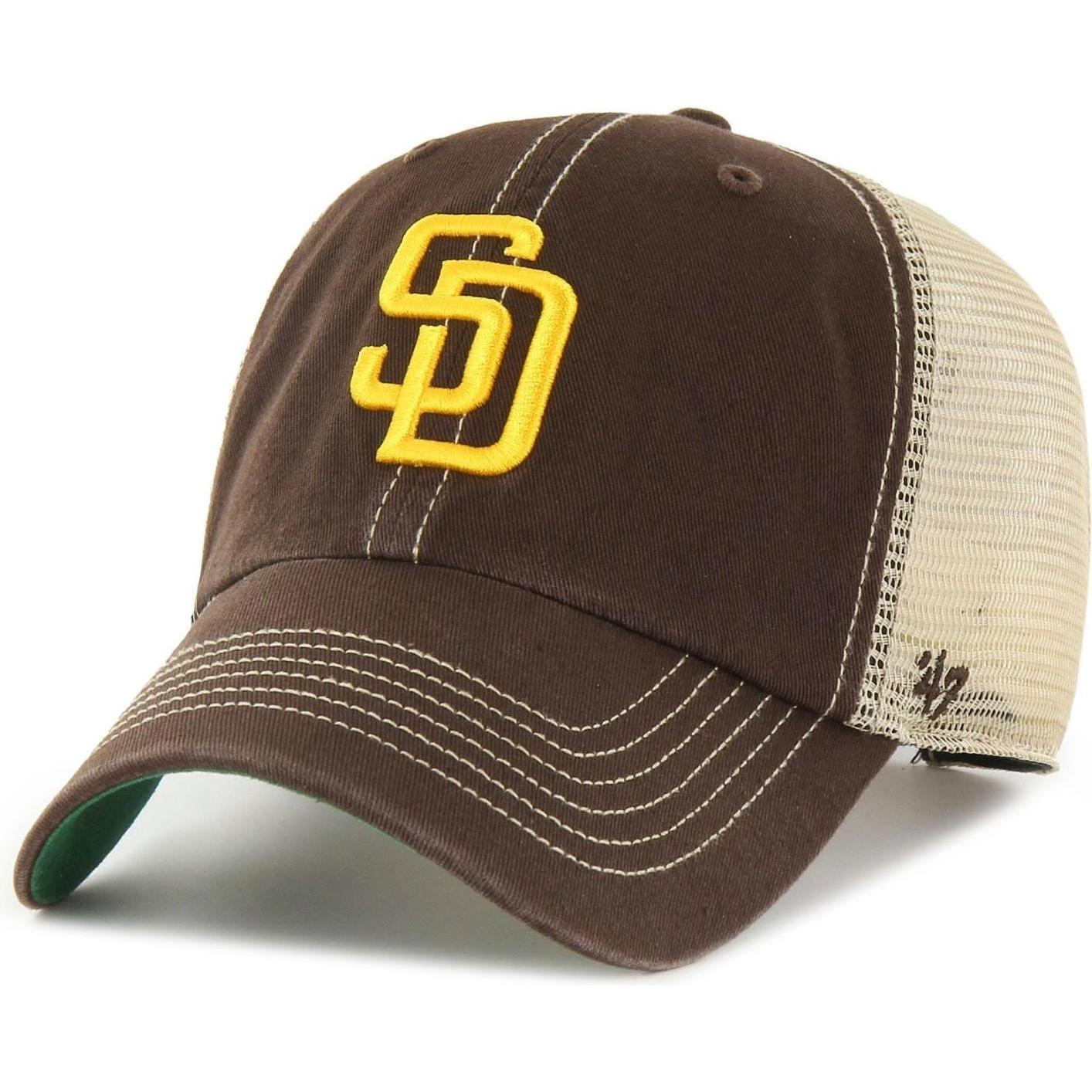 47 Brand, Herren, Cap, Trucker Trawler San Diego Padres, Braun