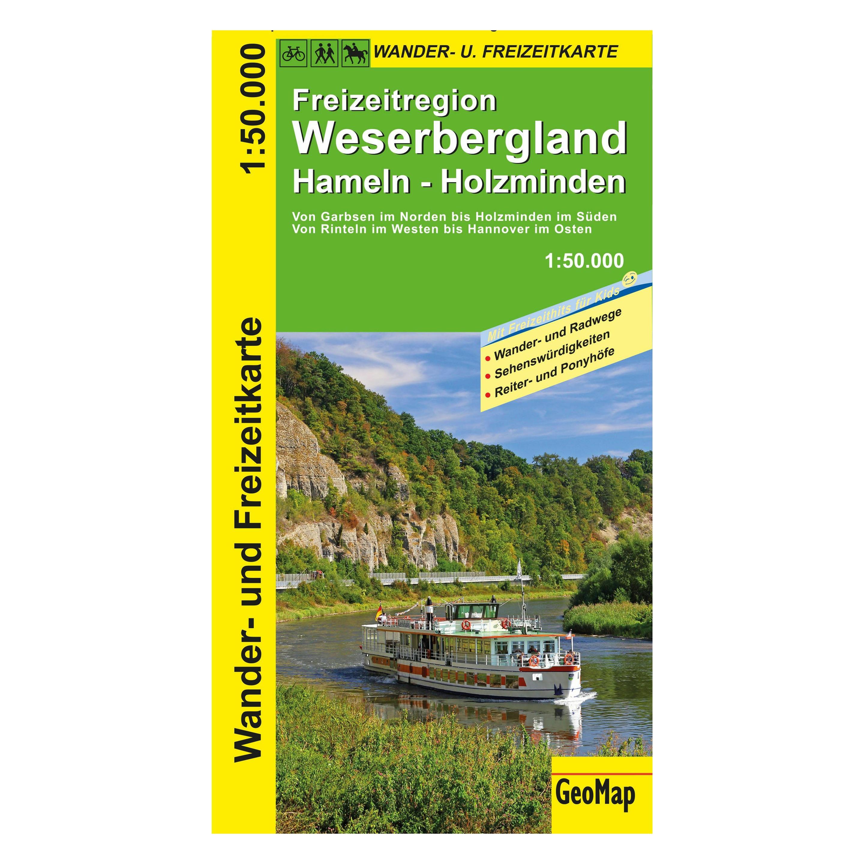 Geomap Karten. Freizeitr.Weserbergland (40554261)