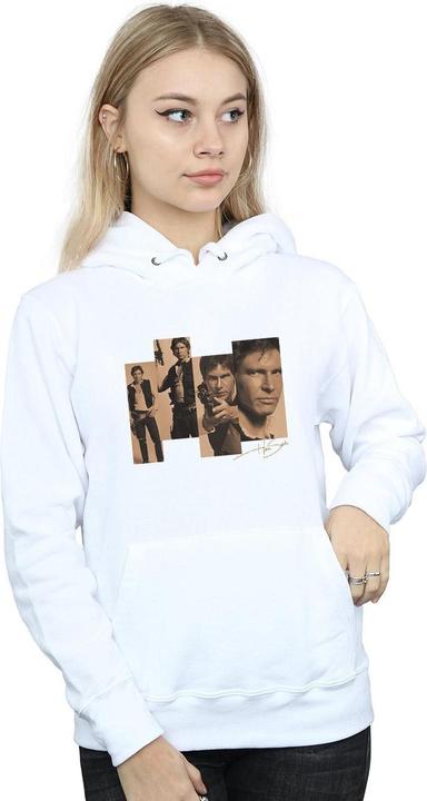Immagine prodotto Star Wars Han Solo Photoshoot Felpa con Cappuccio Donna (XXL)
