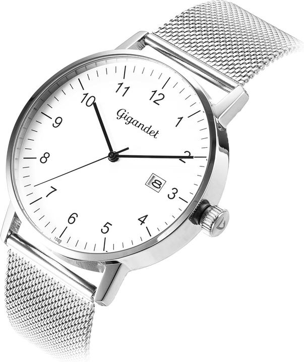 Actual product image Gigandet Elegant Business Men's Watch with Japanese Quartz Movement and Stainless Steel Band (Analogue wristwatch)