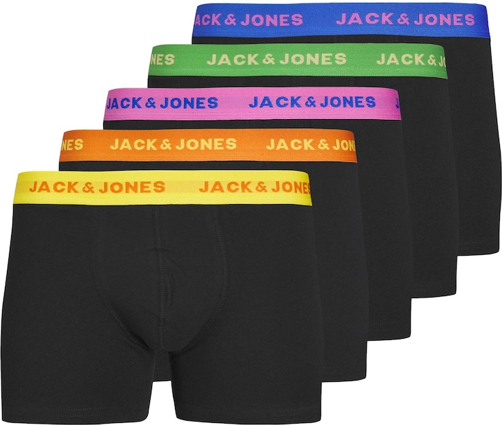 Immagine prodotto Jack & Jones Jacleo Tronchetti Solidi Confezione Da 5 Pezzi (S, Confezione da 5 pezzi)