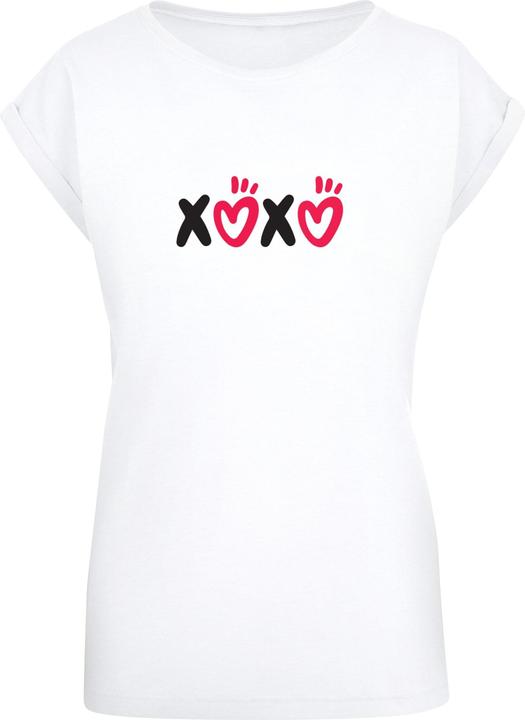 Produktbild Merchcode Ladies Valentines Day - XOXO Extended Shoulder Tee - 112689 (XS)