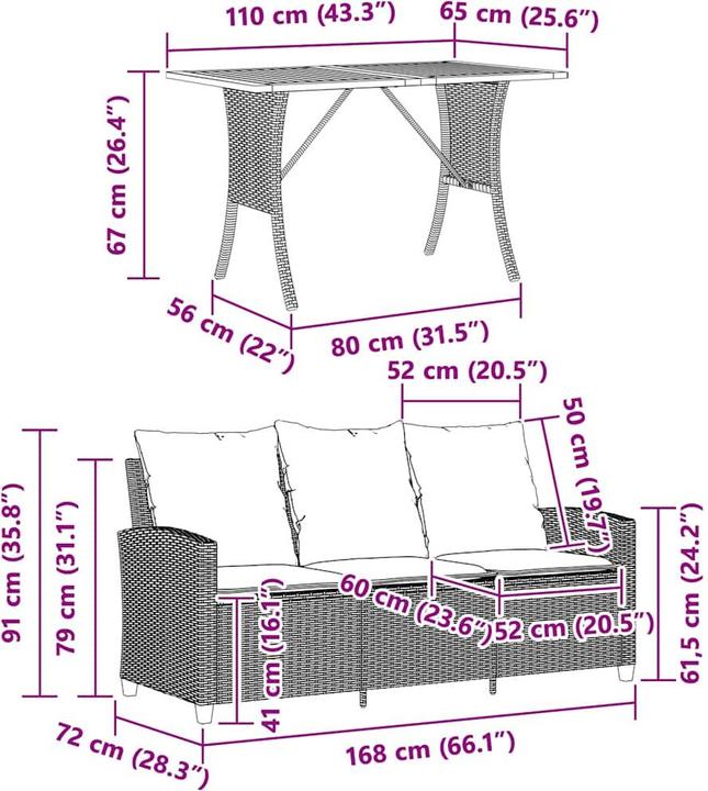 Produktbild vidaXL Jana