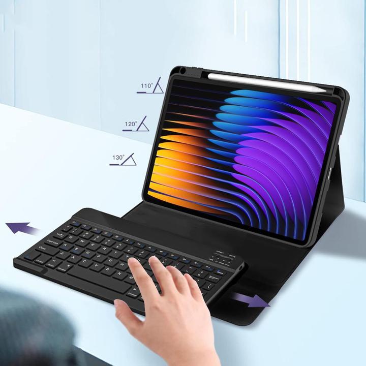 Actual product image Tech-Protect SC Pen + Keyboard Case for Xiaomi Pad 7 / 7 Pro - Black