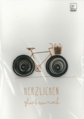 Produktbild Räder Geburtstagskarte Herzlichen Glückwunsch Velo