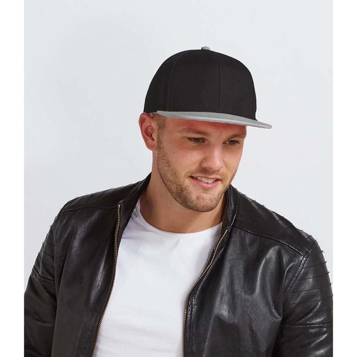 Actual product image Beechfield Snapback baseball cap (One size)