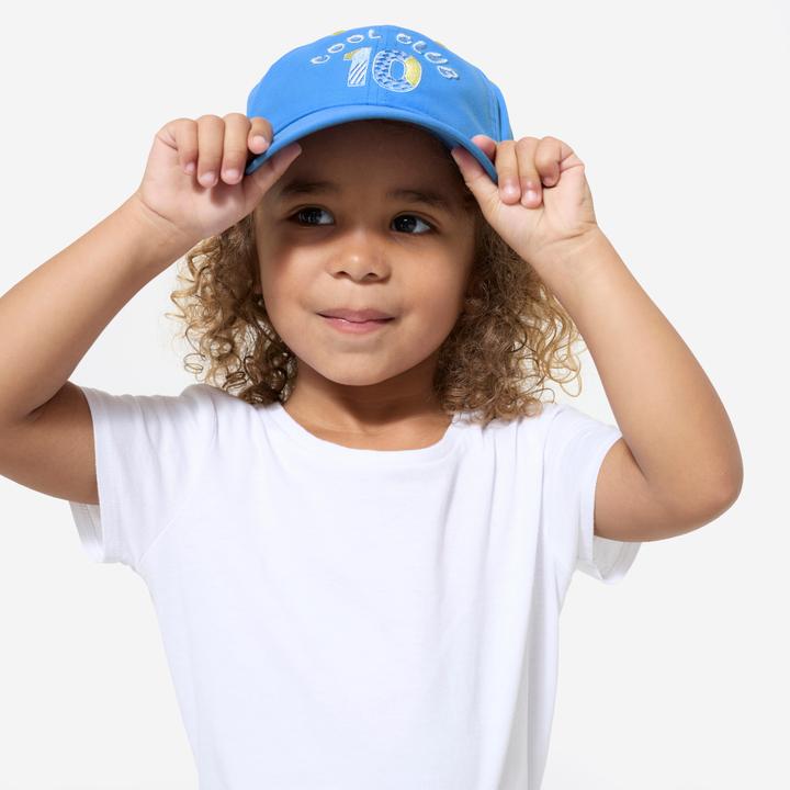 Produktbild Domyos Cap verstellbar Babys/Kleinkinder - blau/gelb