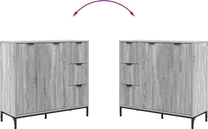 Produktbild vidaXL Rechteckige Anrichte (33 x 89.50 x 82 cm)