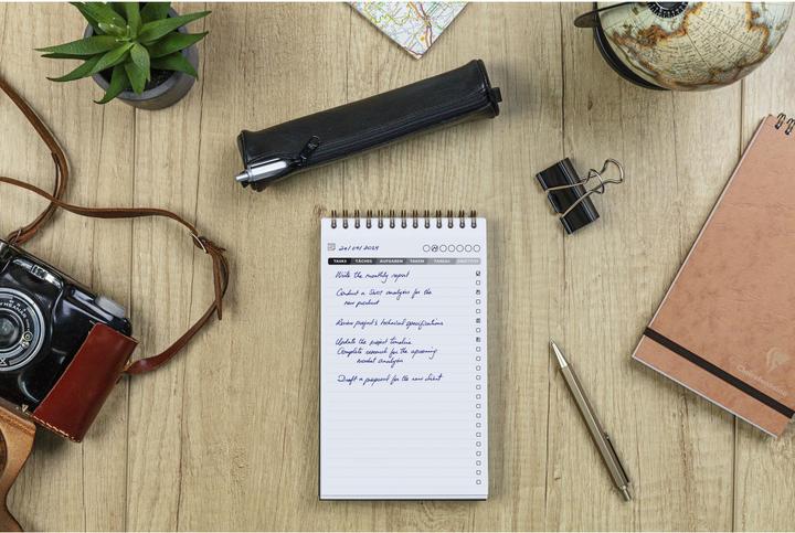 Image du produit Clairefontaine Agenda de poche AgeBag Tabac, Couleur détaillée : Marron, Motif : Sans (120 x 180 mm)