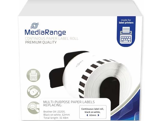 Produktbild MediaRange Schriftband (6.20 cm, Weiss)