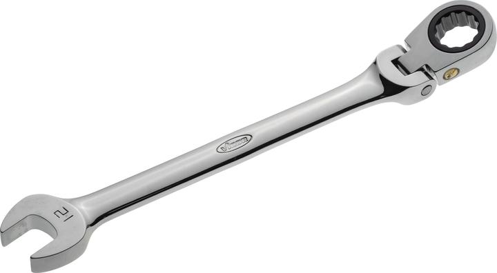 Produktbild Vigor Gelenk Ratschen-Ring-Maulschlüssel ∙ V2808 ∙ Aussen Sechskant Profil, Aussen Doppel-Sechskant P… (12 mm)