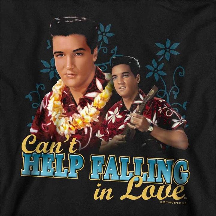 Produktbild Elvis Cant Help Falling Kapuzenpullover (116)