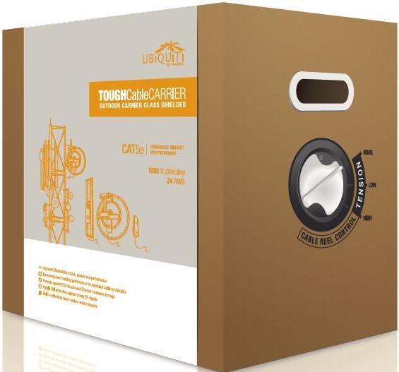 Produktbild Ubiquiti Verlegekabel UISP-CABLE-CARRIER Cat 5e, FTP, 305 m, Schwarz (SF/UTP, CAT5e, 305 m)