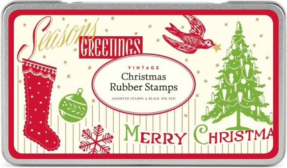 Produktbild Cavallini Stempel Christmas Rubber