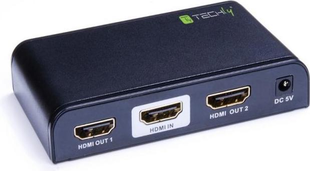 Actual product image Techly HDMI splitter