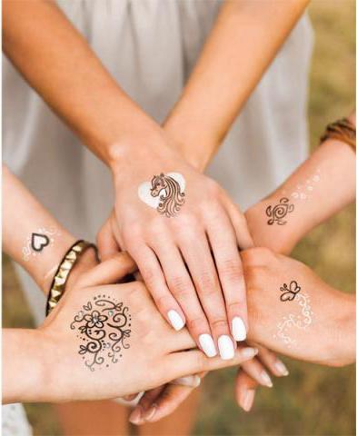 Produktbild La Dot Cosmetics Stempel Tattoo Stein mittel Infinity