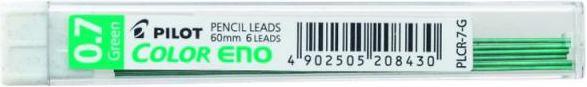 Actual product image Pilot Refills Color Eno 0,7mm green 6pcs. (6 Piece, Green, 0.70 mm)