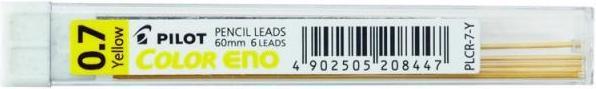 Actual product image Pilot Refills Color Eno 0,7mm yellow 6pcs. (6 Piece, Yellow, 0.70 mm)