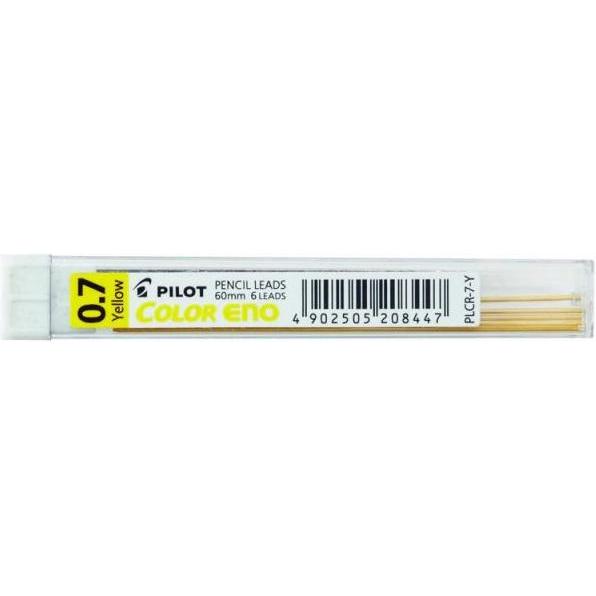 Pilot, Ersatzpatrone, Minen Color Eno 0,7mm gelb 6Stk. (Ersatzmine, Gelb, 0.70 mm)
