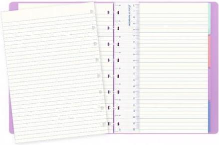 Image du produit Filofax Carnet de notes Classic Pastels lavande (A5, À rayures, Couverture souple)