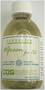 Actual product image Sennelier Green for Oil painting medium