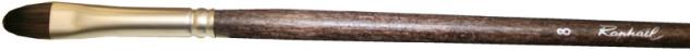 Actual product image Raphael Brush Textura Cat Tongue Series: 8702 Size 8 (11 mm)