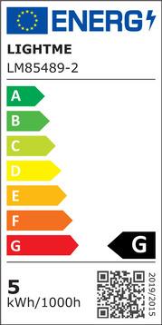 Energie-Label LightMe LED-Kopfsiegellampe (GU10, 400 lm, 1x)