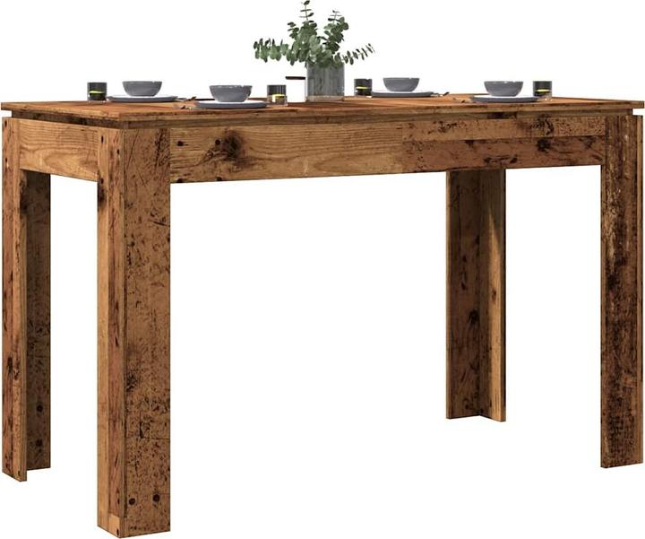 Produktbild VidaXL Esstisch Altholz-Optik 120x60x76 cm Holzwerkstoff (120 x 60 x 76 cm)