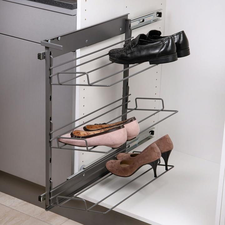 Produktbild Hettich Schuhauszug mit 3 Ablagen