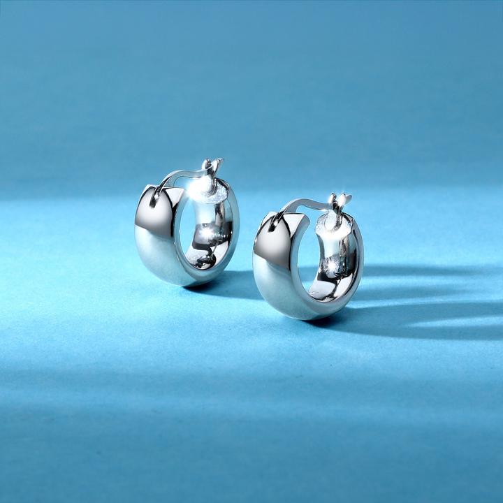 Image du produit Morellato - Timeless steel hoop earrings Creole SAUP35 (Acier inoxydable)