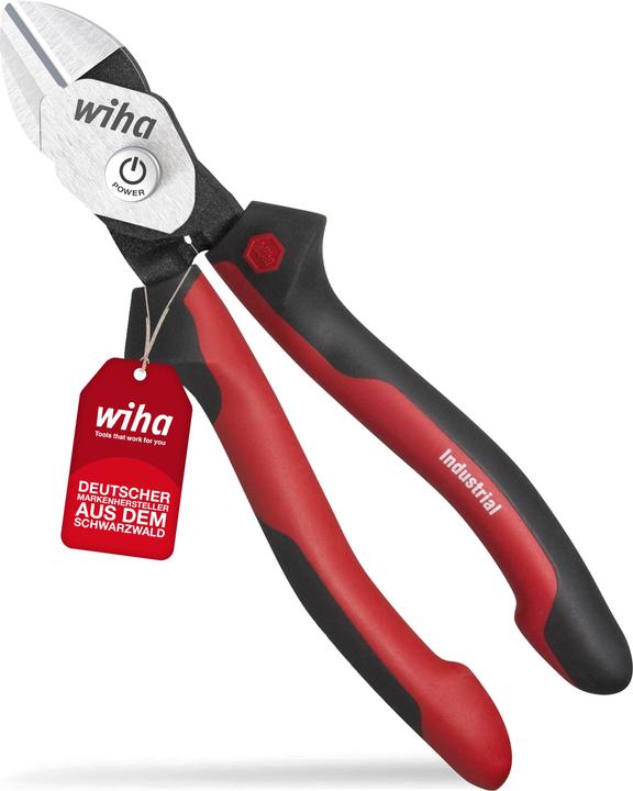 Image du produit Wiha BiCut Industrial- Cisaille latérale réversible à levier Heavy Duty Lever Diagonal Cutter. (200 mm)