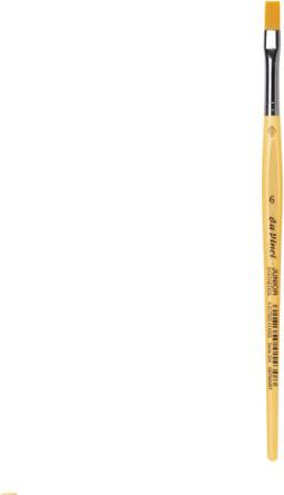 Actual product image da Vinci Brush Junior Synthetics Series 304 flat size 6 (7 mm)