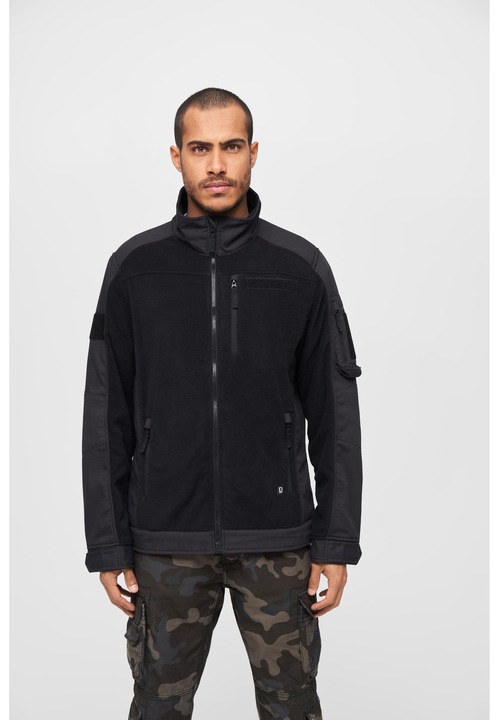 Produktbild Brandit Fleece Ripstop Outdoorjacke Grösse M Farbe Schwarz (M)