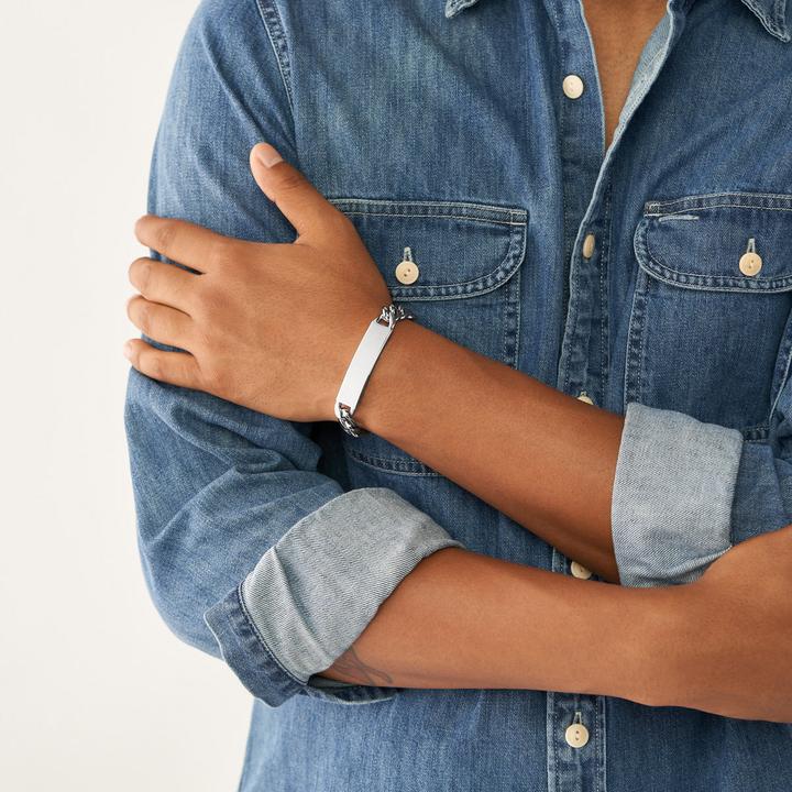 Immagine prodotto Fossil Bracciale Drew (19.50 cm, Acciaio inossidabile)