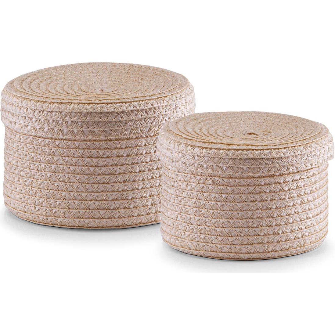 Zeller Present, Aufbewahrungskorb, Korb-Set (2 x)