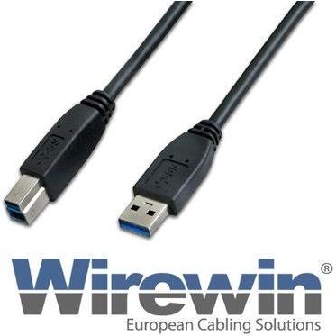 Thumbnail - Wirewin USB 3.0 Kabel (1 m, USB 3.0), USB Kabel