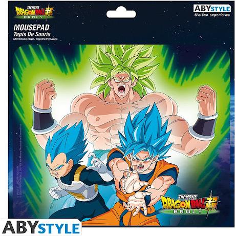 ABYstyle Tappetino Mouse Dragon B Super: Broly vs Goku & Vegeta (ax2), Tappetino mouse