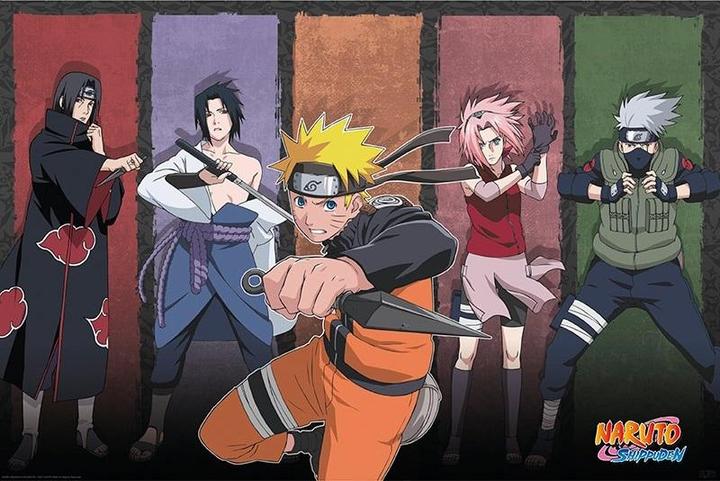 Actual product image ABYstyle Poster Naruto Shippuden : Naruto & allies (91.5x61) (ax2) (91.50 x 61 cm)