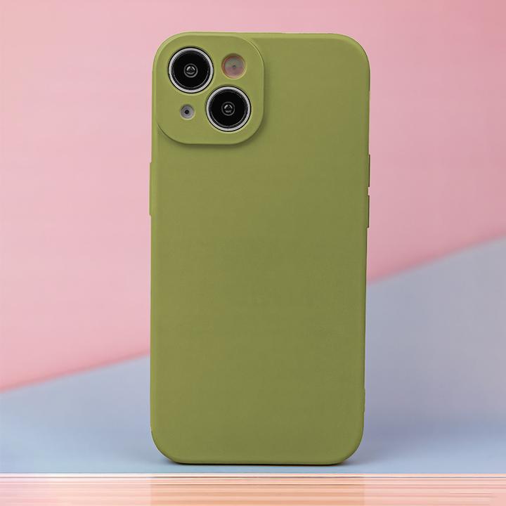 Produktbild OEM Silikonhülle für Samsung Galaxy S24 oliv (Samsung Galaxy S24)