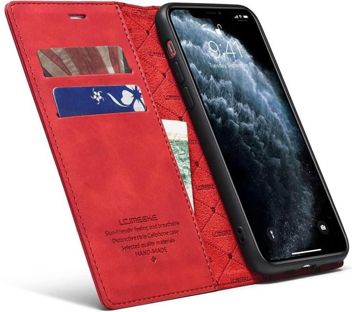 Image du produit Cover-Discount iPhone 11 Pro - Stand Flip Case Housse rouge (Apple iPhone 11 Pro)