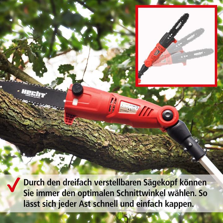 Actual product image Hecht 971 W High pruner (Electric chain saw)