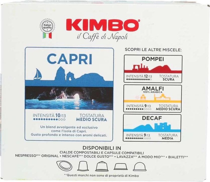 Actual product image Kimbo ESE PADS CAPRI, 50x (50 x Port.)