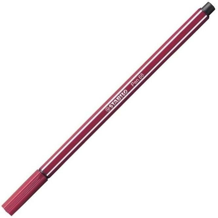 Actual product image STABILO Premium felt-tip pen - Pen 68 - pack of 10 - purple (Crimson, 10 x)