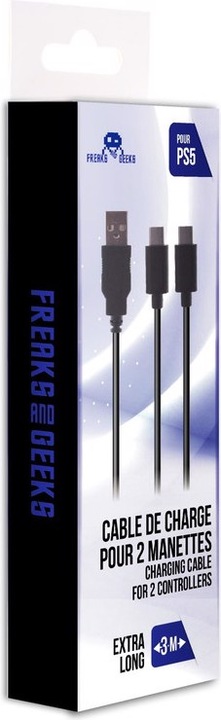 Immagine prodotto Freaks and Geeks Cavo Doppia Ricarica USB Type C per PS5 F&G (Cablato)